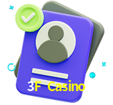 Tornar-se um membro do 3F Casino é muito simples